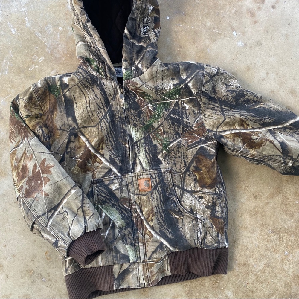 Kids Camo Carhartt jacket